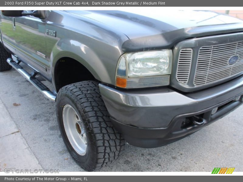 Dark Shadow Grey Metallic / Medium Flint 2003 Ford F350 Super Duty XLT Crew Cab 4x4