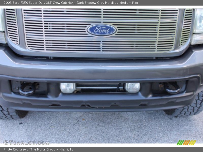 Dark Shadow Grey Metallic / Medium Flint 2003 Ford F350 Super Duty XLT Crew Cab 4x4