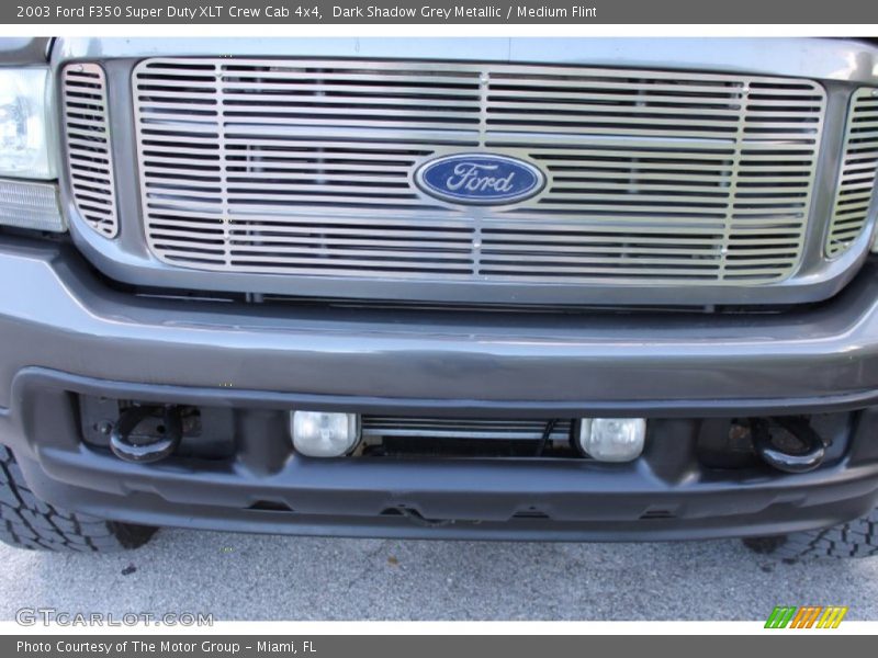 Dark Shadow Grey Metallic / Medium Flint 2003 Ford F350 Super Duty XLT Crew Cab 4x4