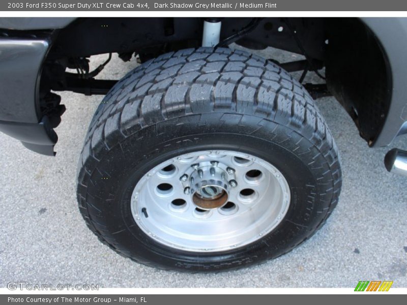 Dark Shadow Grey Metallic / Medium Flint 2003 Ford F350 Super Duty XLT Crew Cab 4x4