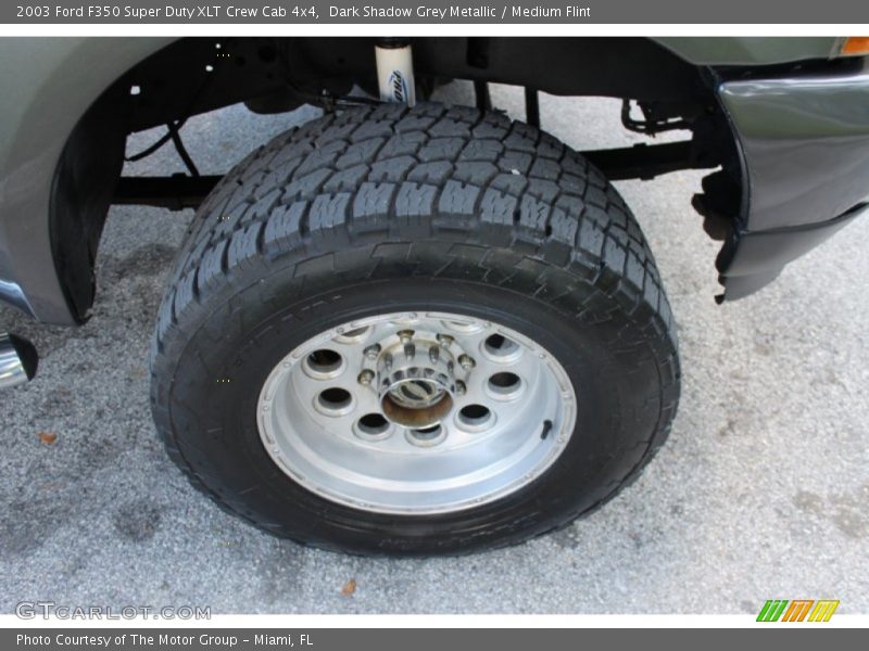 Dark Shadow Grey Metallic / Medium Flint 2003 Ford F350 Super Duty XLT Crew Cab 4x4