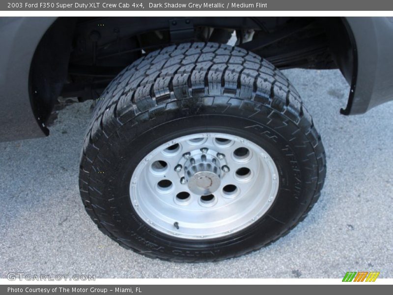 Dark Shadow Grey Metallic / Medium Flint 2003 Ford F350 Super Duty XLT Crew Cab 4x4