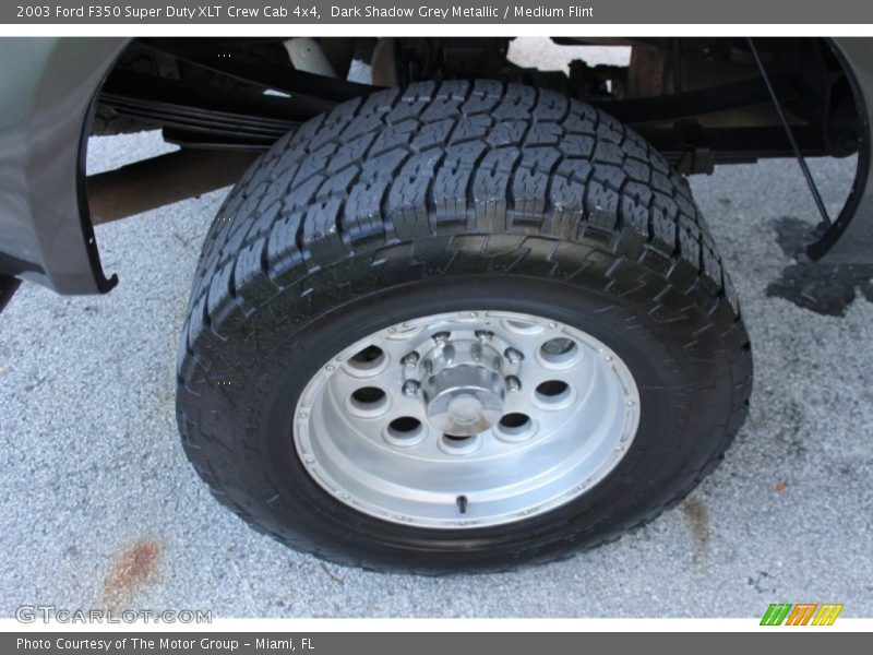 Dark Shadow Grey Metallic / Medium Flint 2003 Ford F350 Super Duty XLT Crew Cab 4x4