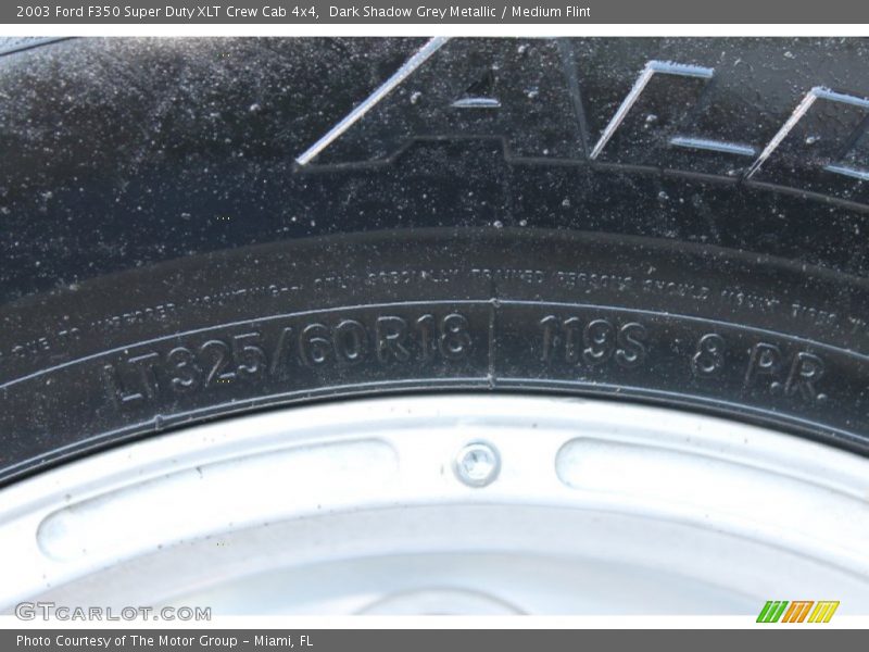 Dark Shadow Grey Metallic / Medium Flint 2003 Ford F350 Super Duty XLT Crew Cab 4x4