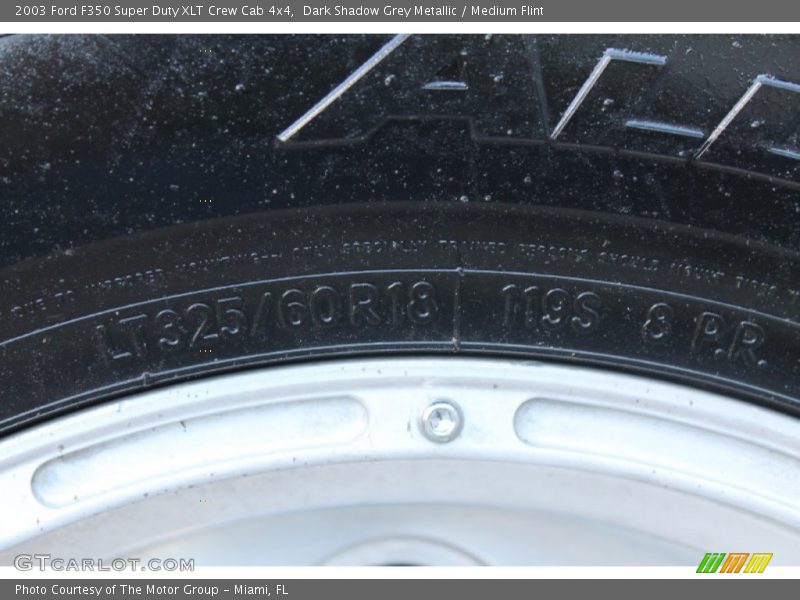 Dark Shadow Grey Metallic / Medium Flint 2003 Ford F350 Super Duty XLT Crew Cab 4x4