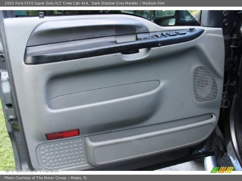 Dark Shadow Grey Metallic / Medium Flint 2003 Ford F350 Super Duty XLT Crew Cab 4x4