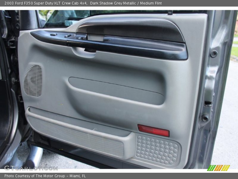 Dark Shadow Grey Metallic / Medium Flint 2003 Ford F350 Super Duty XLT Crew Cab 4x4