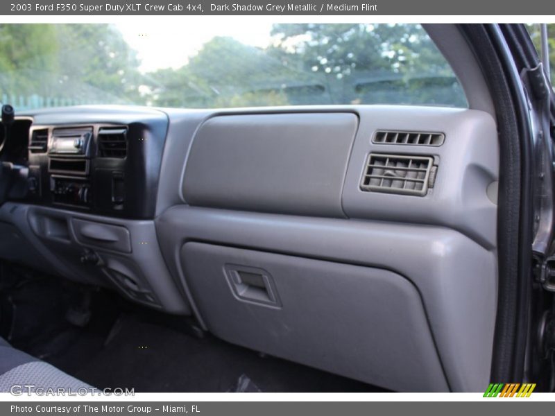 Dark Shadow Grey Metallic / Medium Flint 2003 Ford F350 Super Duty XLT Crew Cab 4x4