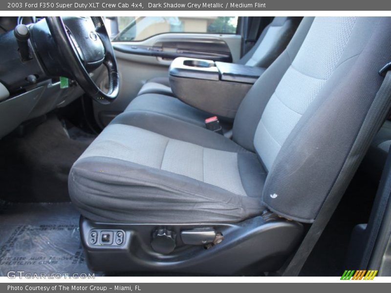 Dark Shadow Grey Metallic / Medium Flint 2003 Ford F350 Super Duty XLT Crew Cab 4x4