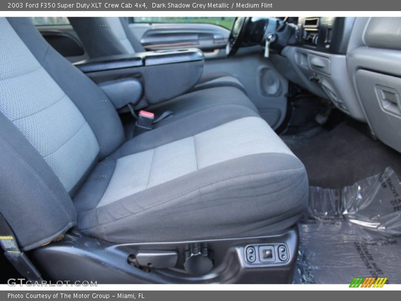 Dark Shadow Grey Metallic / Medium Flint 2003 Ford F350 Super Duty XLT Crew Cab 4x4