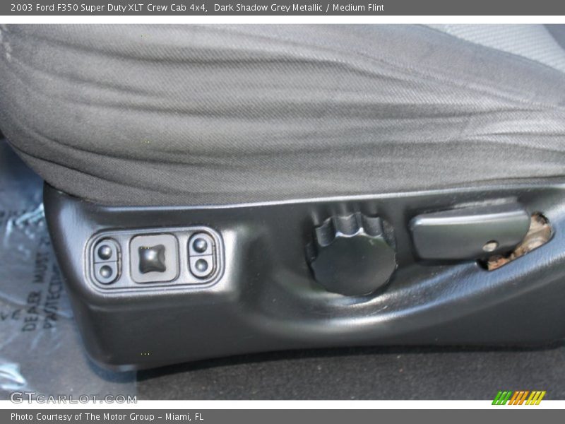 Dark Shadow Grey Metallic / Medium Flint 2003 Ford F350 Super Duty XLT Crew Cab 4x4