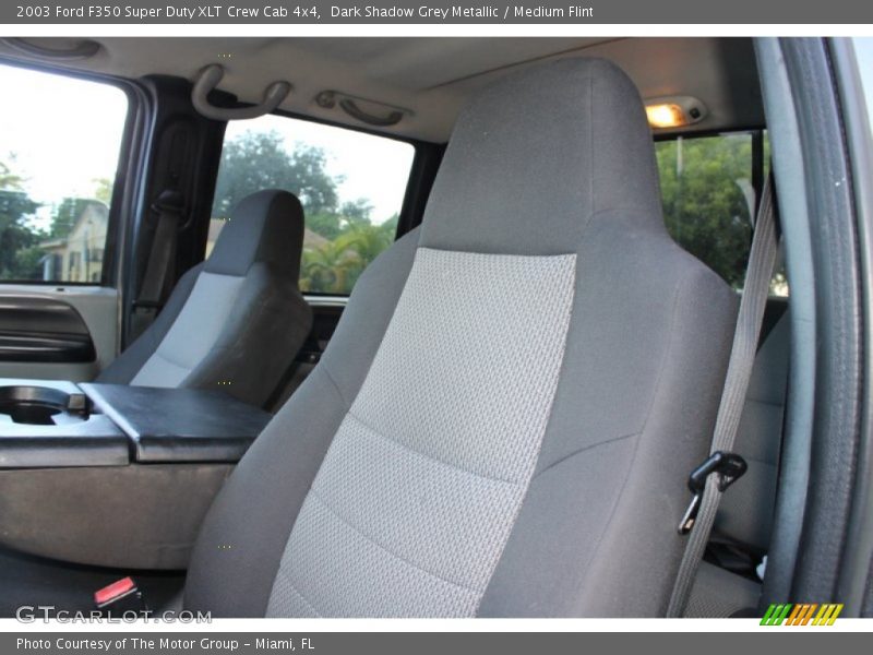 Dark Shadow Grey Metallic / Medium Flint 2003 Ford F350 Super Duty XLT Crew Cab 4x4