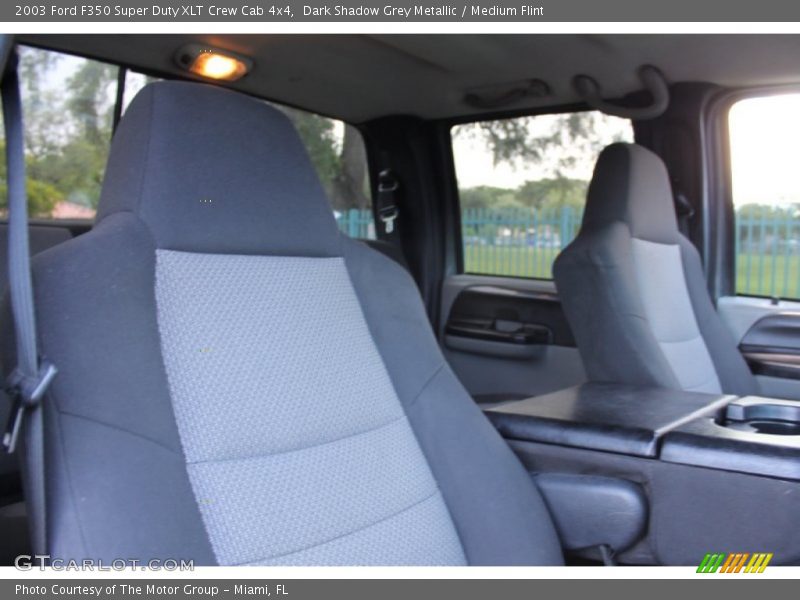 Dark Shadow Grey Metallic / Medium Flint 2003 Ford F350 Super Duty XLT Crew Cab 4x4
