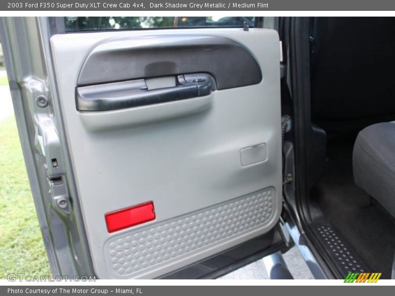 Dark Shadow Grey Metallic / Medium Flint 2003 Ford F350 Super Duty XLT Crew Cab 4x4
