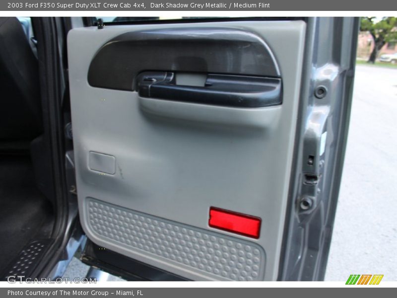 Dark Shadow Grey Metallic / Medium Flint 2003 Ford F350 Super Duty XLT Crew Cab 4x4