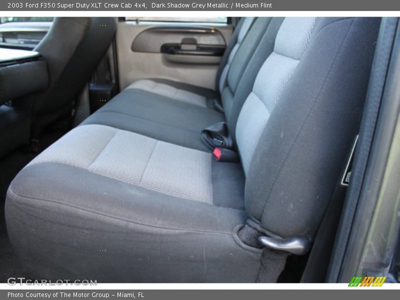 Dark Shadow Grey Metallic / Medium Flint 2003 Ford F350 Super Duty XLT Crew Cab 4x4