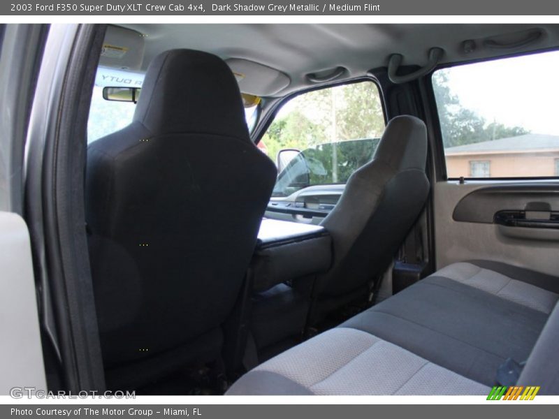 Dark Shadow Grey Metallic / Medium Flint 2003 Ford F350 Super Duty XLT Crew Cab 4x4