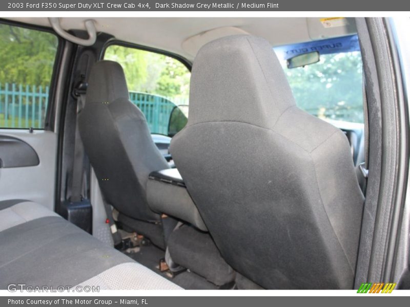 Dark Shadow Grey Metallic / Medium Flint 2003 Ford F350 Super Duty XLT Crew Cab 4x4