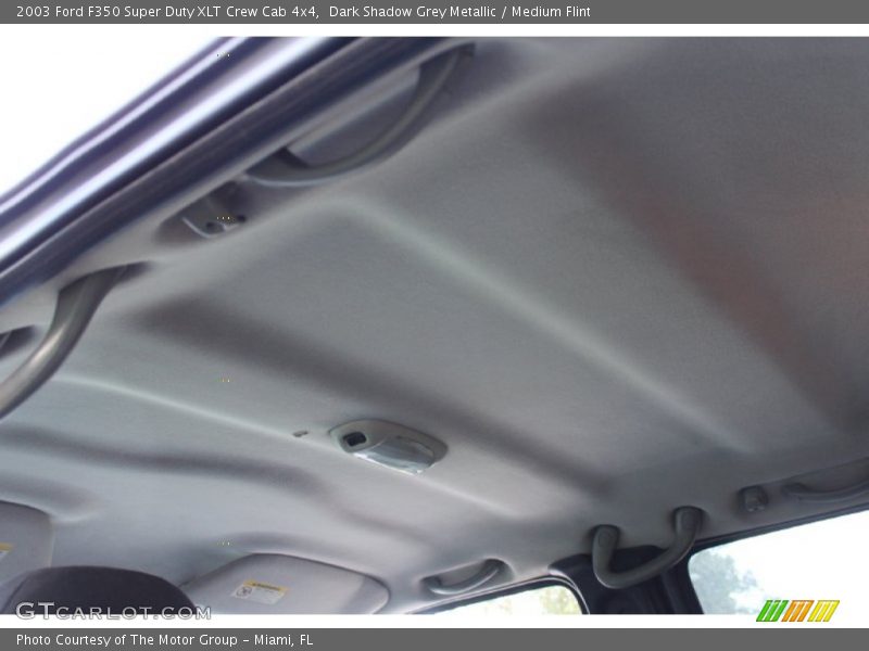 Dark Shadow Grey Metallic / Medium Flint 2003 Ford F350 Super Duty XLT Crew Cab 4x4