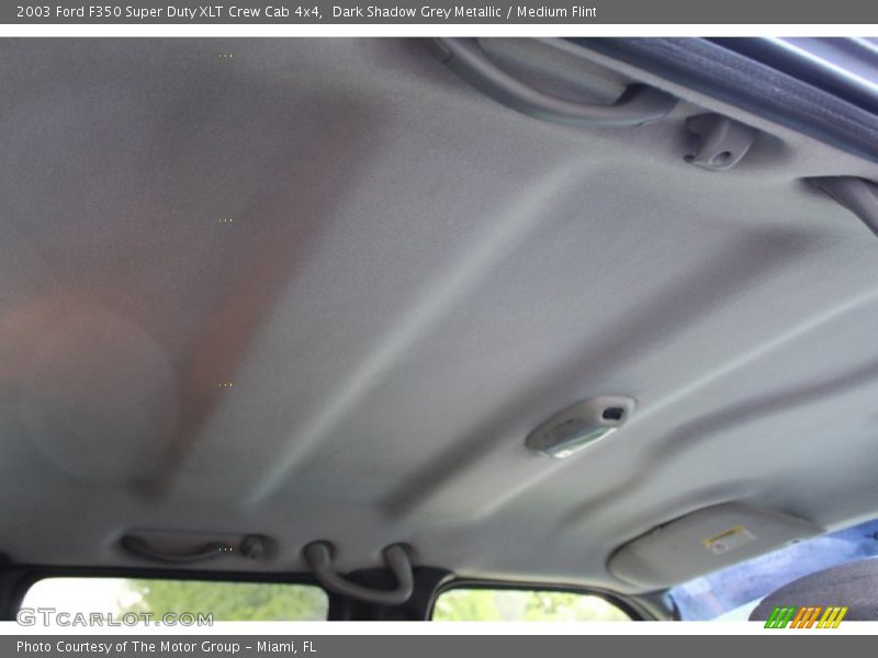 Dark Shadow Grey Metallic / Medium Flint 2003 Ford F350 Super Duty XLT Crew Cab 4x4