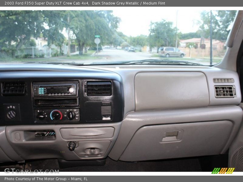 Dark Shadow Grey Metallic / Medium Flint 2003 Ford F350 Super Duty XLT Crew Cab 4x4