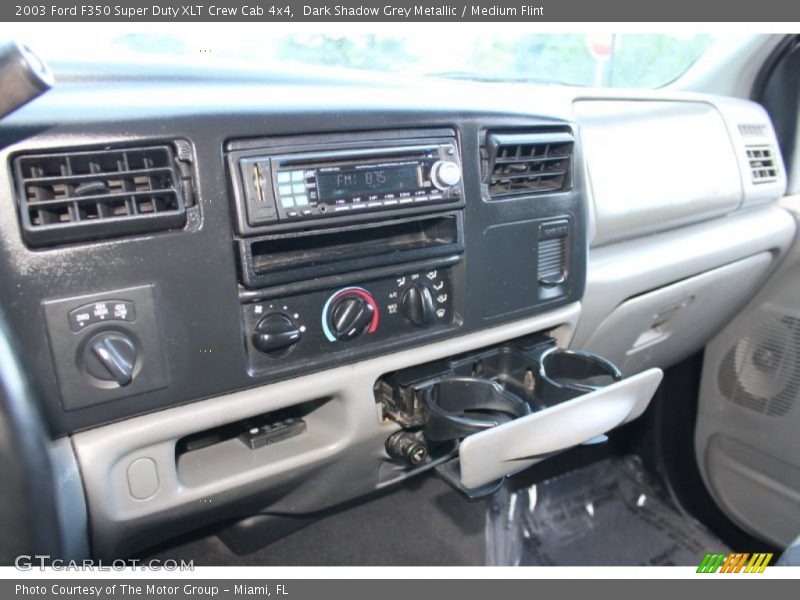 Dark Shadow Grey Metallic / Medium Flint 2003 Ford F350 Super Duty XLT Crew Cab 4x4