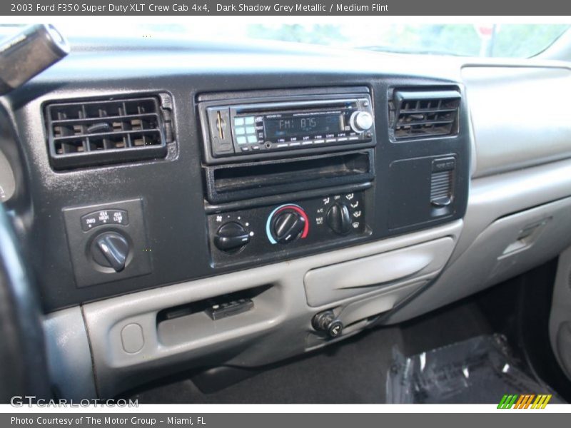 Dark Shadow Grey Metallic / Medium Flint 2003 Ford F350 Super Duty XLT Crew Cab 4x4