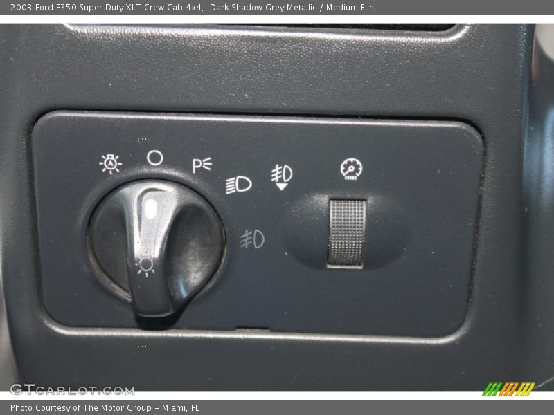 Dark Shadow Grey Metallic / Medium Flint 2003 Ford F350 Super Duty XLT Crew Cab 4x4