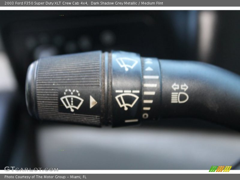 Dark Shadow Grey Metallic / Medium Flint 2003 Ford F350 Super Duty XLT Crew Cab 4x4