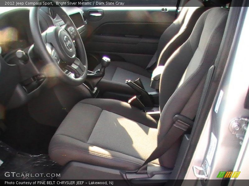 Bright Silver Metallic / Dark Slate Gray 2012 Jeep Compass Sport