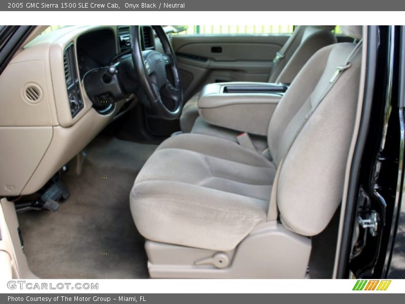 Onyx Black / Neutral 2005 GMC Sierra 1500 SLE Crew Cab