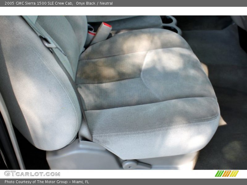 Onyx Black / Neutral 2005 GMC Sierra 1500 SLE Crew Cab