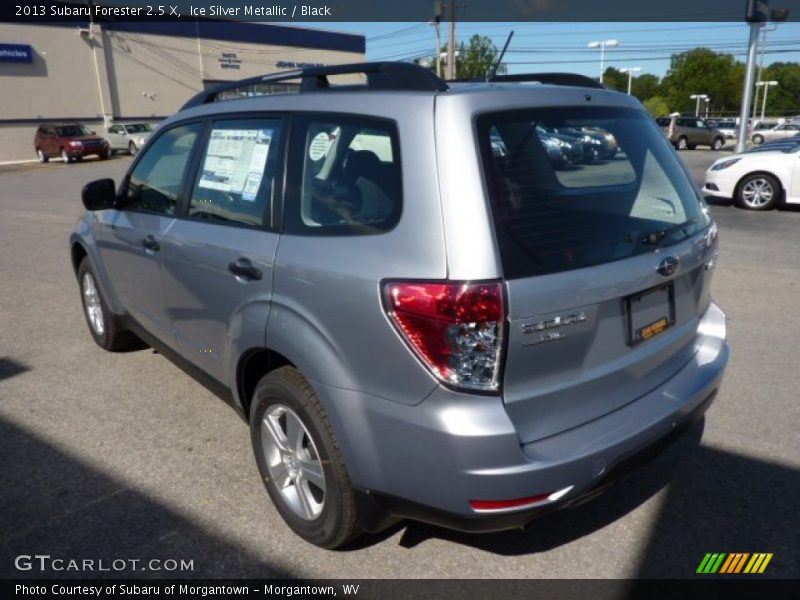 Ice Silver Metallic / Black 2013 Subaru Forester 2.5 X
