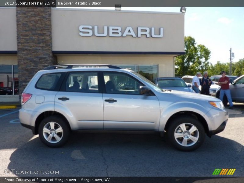 Ice Silver Metallic / Black 2013 Subaru Forester 2.5 X