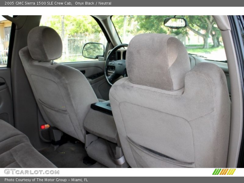 Onyx Black / Neutral 2005 GMC Sierra 1500 SLE Crew Cab