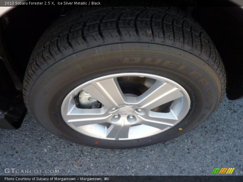 Ice Silver Metallic / Black 2013 Subaru Forester 2.5 X