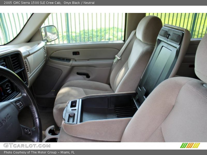 Onyx Black / Neutral 2005 GMC Sierra 1500 SLE Crew Cab
