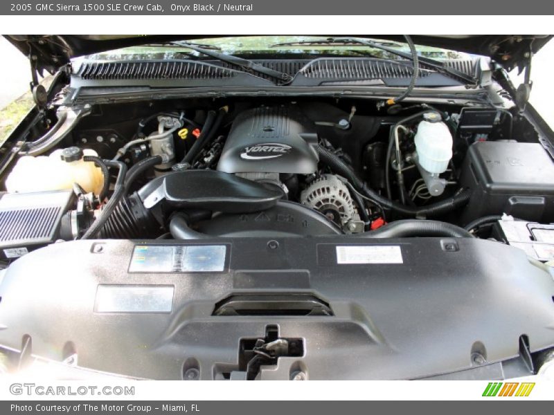 Onyx Black / Neutral 2005 GMC Sierra 1500 SLE Crew Cab