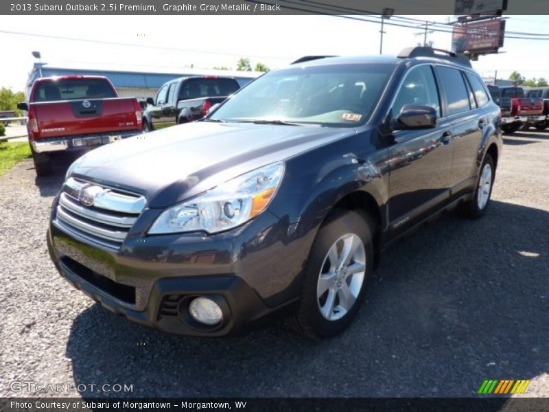 Graphite Gray Metallic / Black 2013 Subaru Outback 2.5i Premium