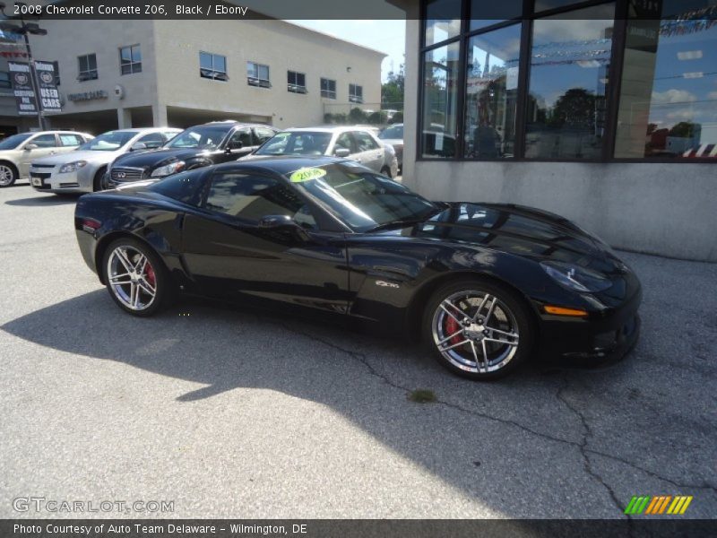 Black / Ebony 2008 Chevrolet Corvette Z06