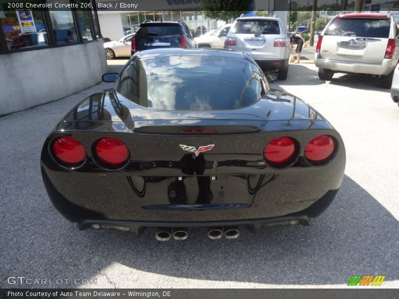 Black / Ebony 2008 Chevrolet Corvette Z06