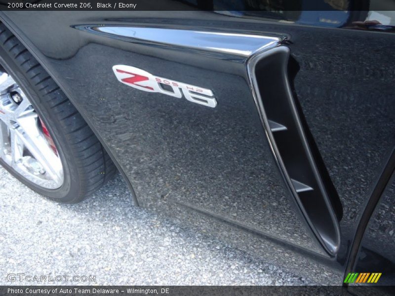 Black / Ebony 2008 Chevrolet Corvette Z06