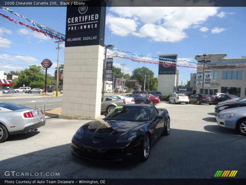 Black / Ebony 2008 Chevrolet Corvette Z06