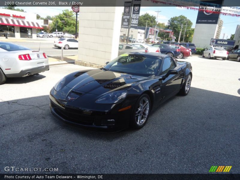 Black / Ebony 2008 Chevrolet Corvette Z06