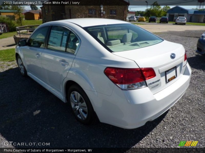 Satin White Pearl / Ivory 2013 Subaru Legacy 2.5i