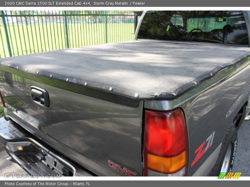 Storm Gray Metallic / Pewter 2000 GMC Sierra 1500 SLT Extended Cab 4x4