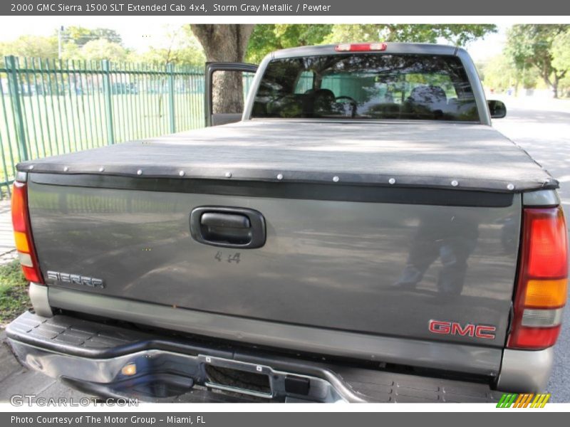 Storm Gray Metallic / Pewter 2000 GMC Sierra 1500 SLT Extended Cab 4x4