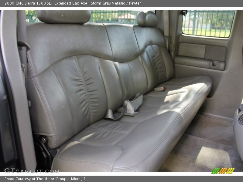 Storm Gray Metallic / Pewter 2000 GMC Sierra 1500 SLT Extended Cab 4x4