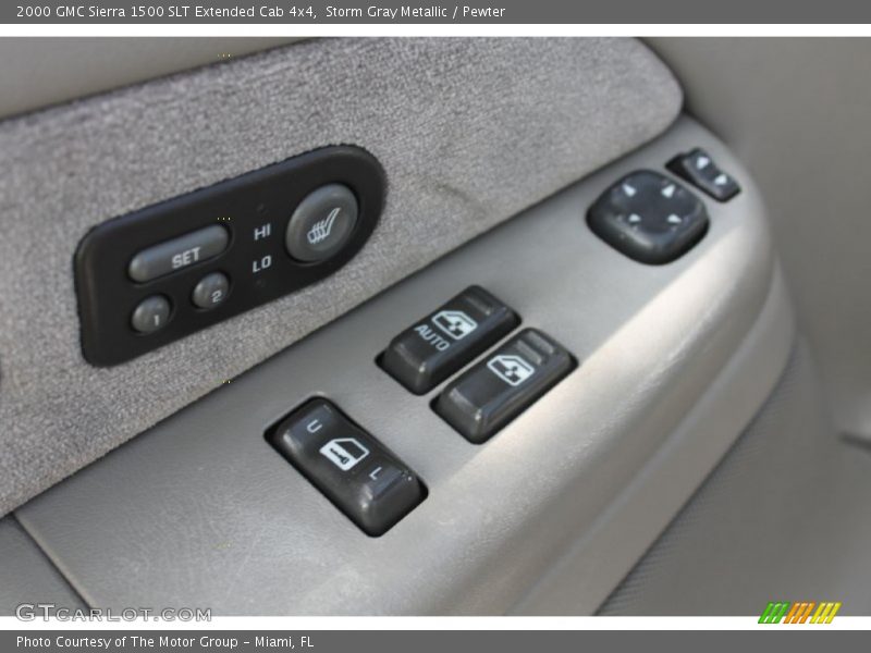 Storm Gray Metallic / Pewter 2000 GMC Sierra 1500 SLT Extended Cab 4x4