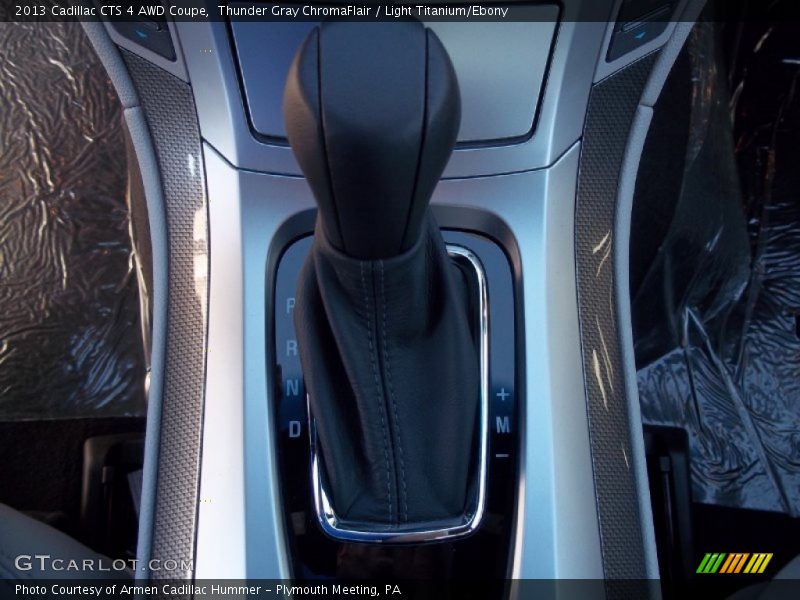 Thunder Gray ChromaFlair / Light Titanium/Ebony 2013 Cadillac CTS 4 AWD Coupe